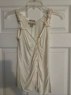 Vintage Old Navy Cream wrapped-Strap Sleeveless Tank